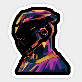 Cyberpunk Popart Sticker